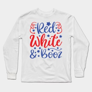 Red White And Booz Long Sleeve T-Shirt